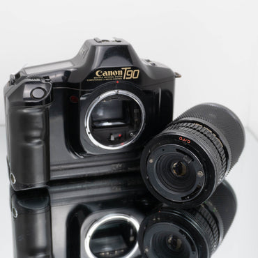 Canon T90 w/ 28-80mm f/3.5 Lens