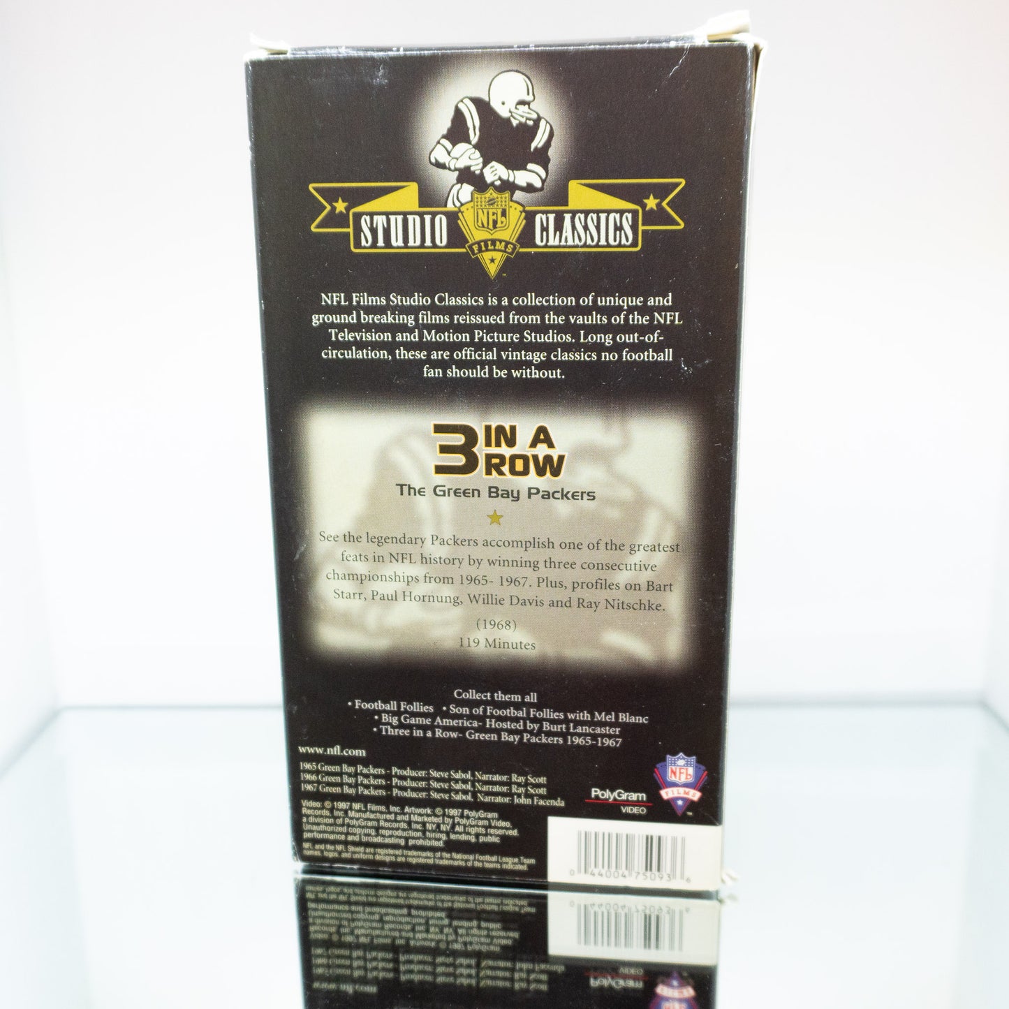 NFL Films Studio Classics: 3 In A Row The Green Bay Packers VHS