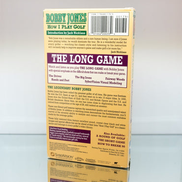 Bobby Jones How I Play Golf: The Long Game VHS