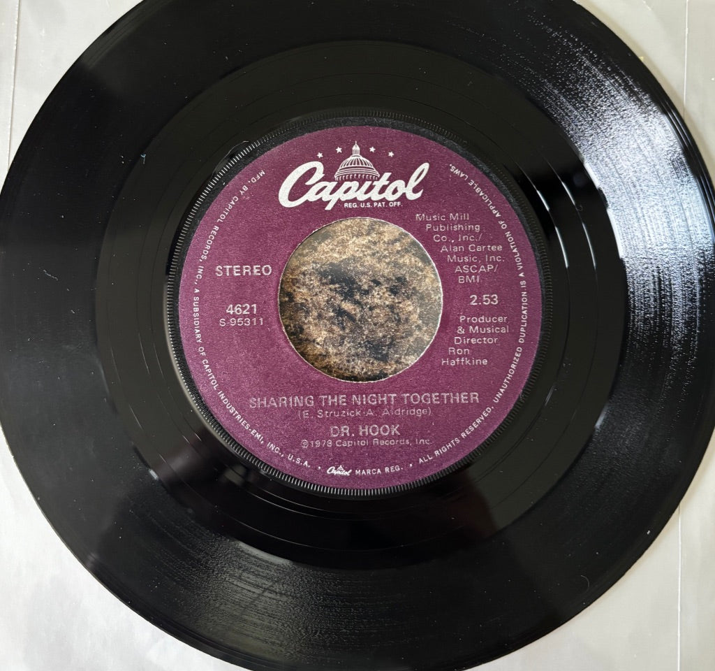 DR. HOOK "SHARING THE NIGHT TOGETHER" 45"