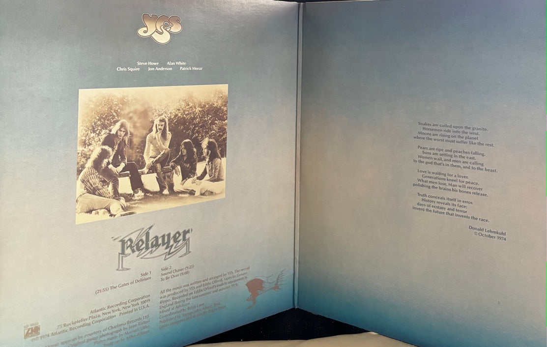 YES "RELAYER" LP