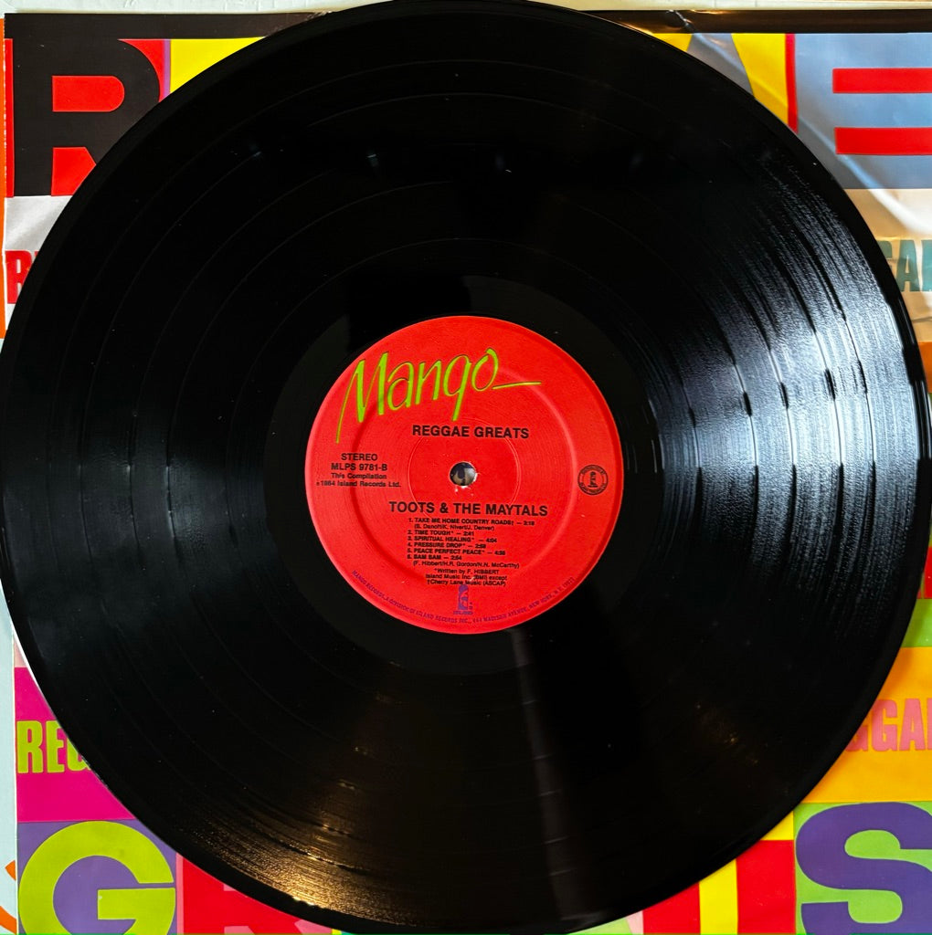 TOOTS AND THE MAYTALS "REGGAE GREATS" LP