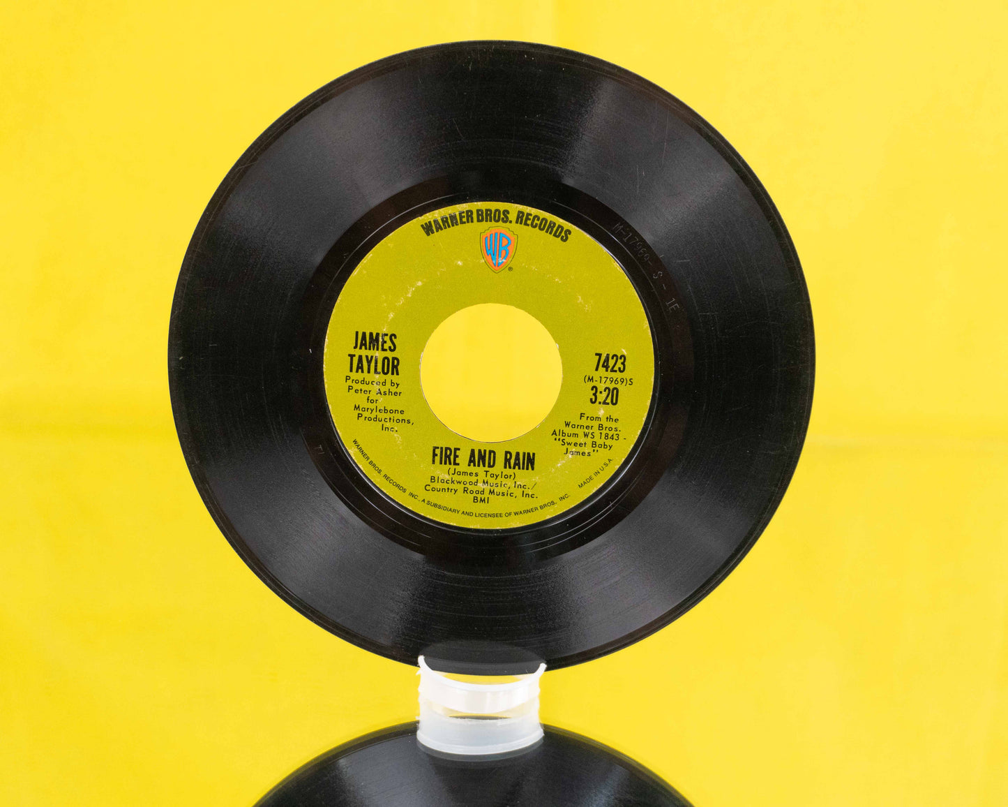 JAMES TAYLOR "FIRE AND RAIN" 45"
