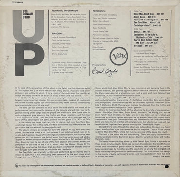 DONALD BYRD "UP" LP