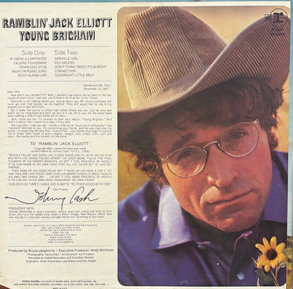 RAMBLIN' JACK ELLIOTT "YOUNG BRIGHAM" LP