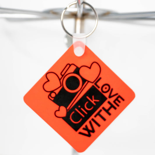 Click With Love Keychain