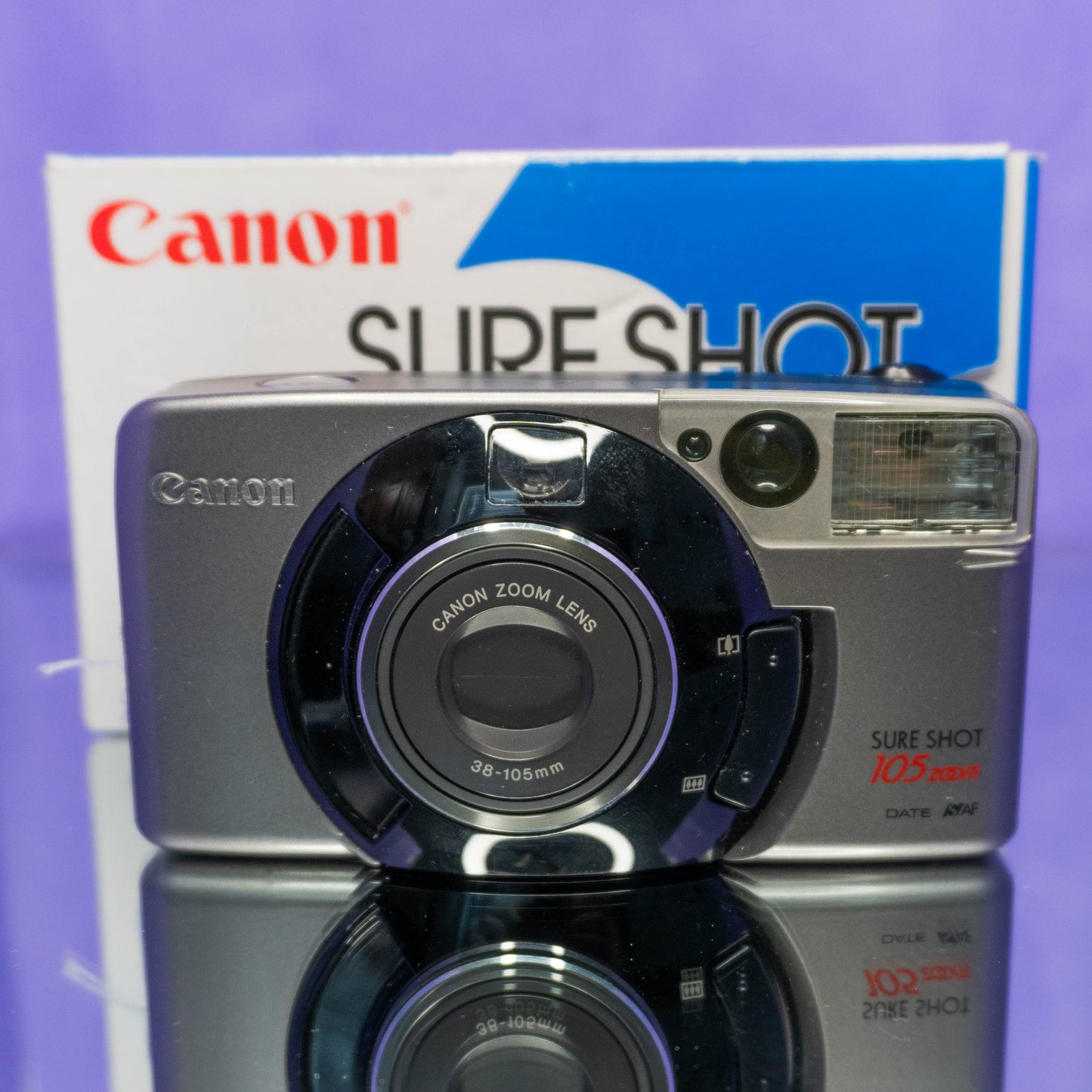 Canon Sure Shot 105 Zoom Point and Shoot w/ Box