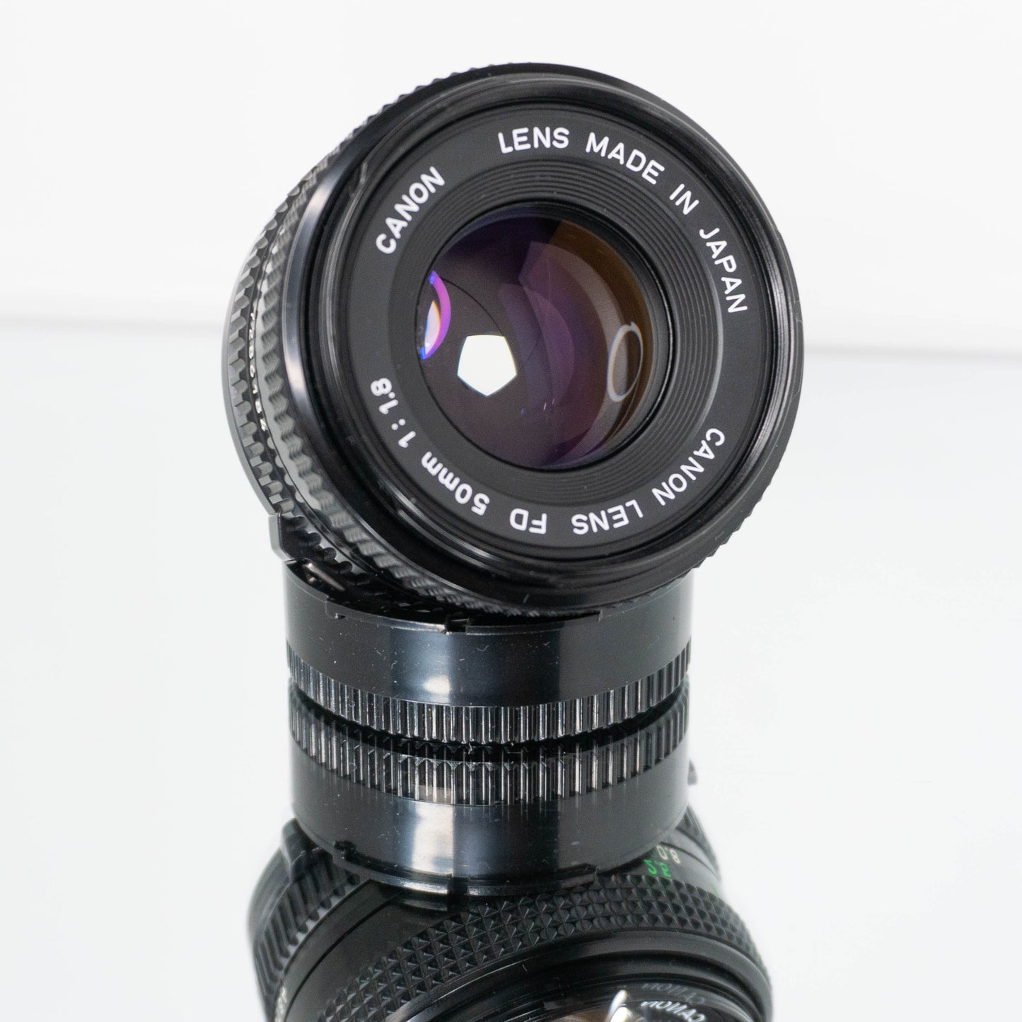 Canon 50mm f/1.8 w/ 1984 Olympic Cap