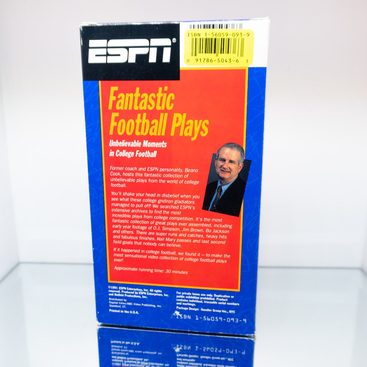 ESPN Fantastic Football Plays: Unbelievable Moments in College Football VHS