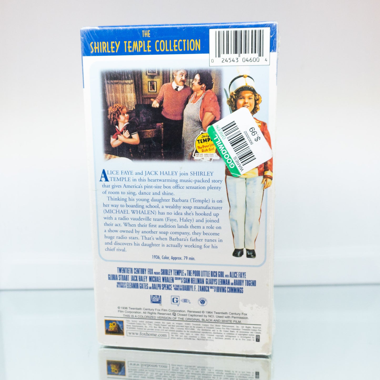 Shirley Temple: The Poor Little Rich Girl VHS (Sealed)