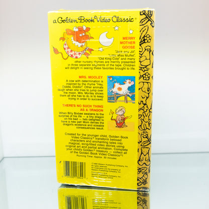 Golden Book Video: Merry Mother Goose VHS (Sealed)
