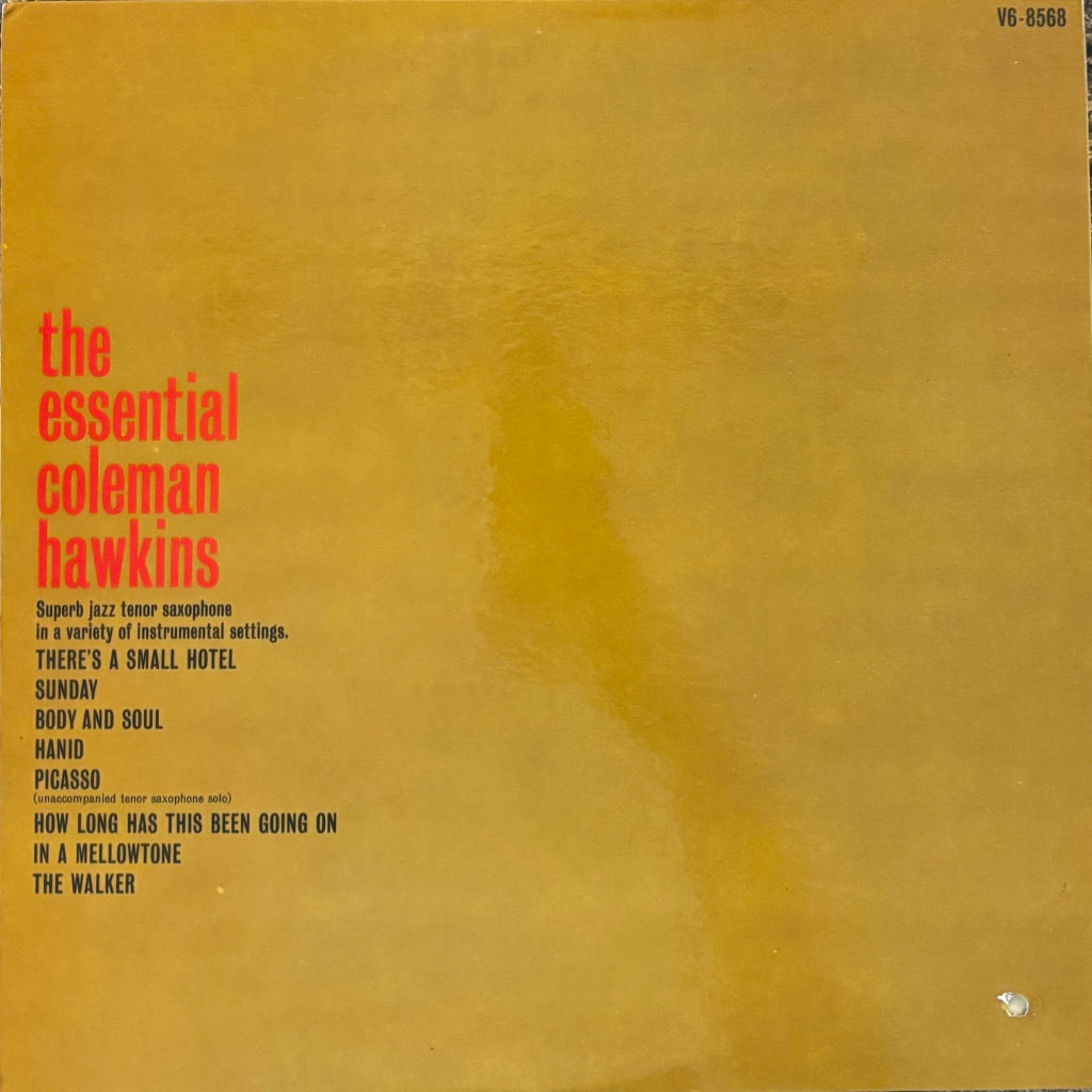 COLEMAN HAWKINS "THE ESSENTIAL COLEMAN HAWKINS" LP