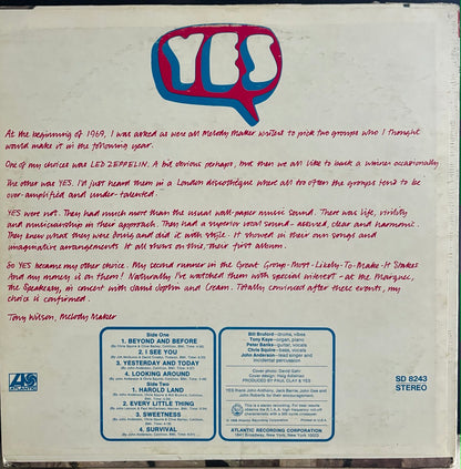 YES "YES" LP