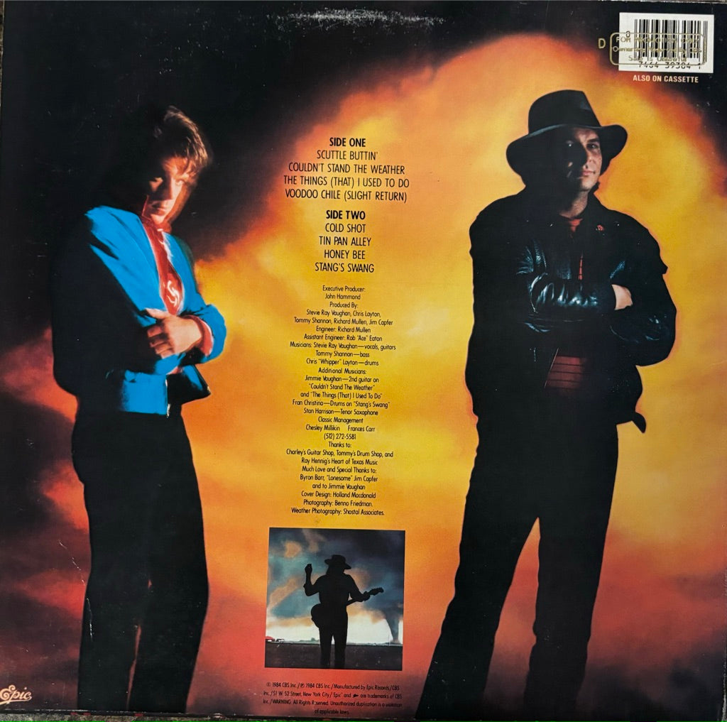 STEVIE RAY VAUGHN "COULDN'T STAND THE WEATHER" LP