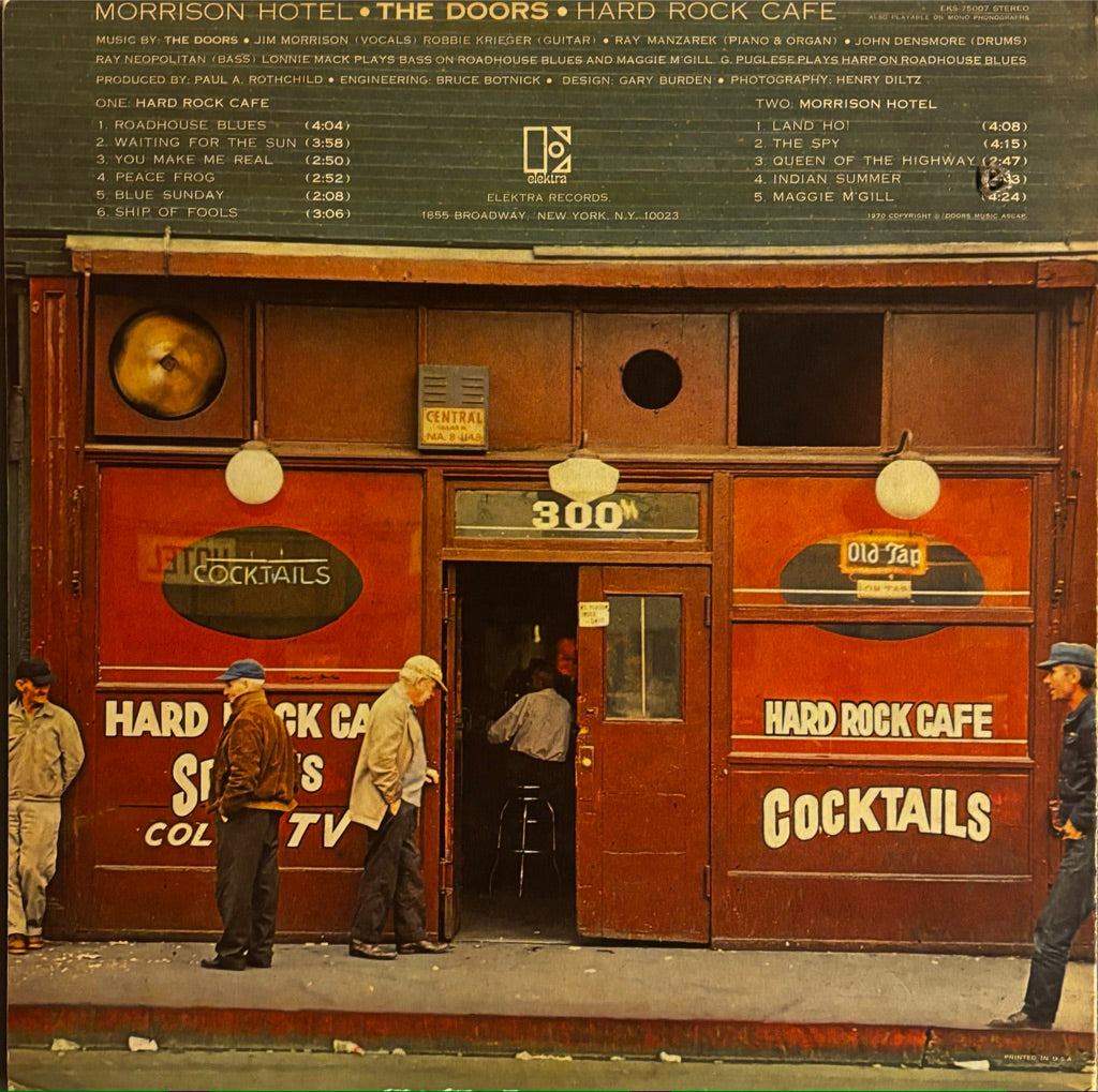 THE DOORS "MORRISON HOTEL" LP