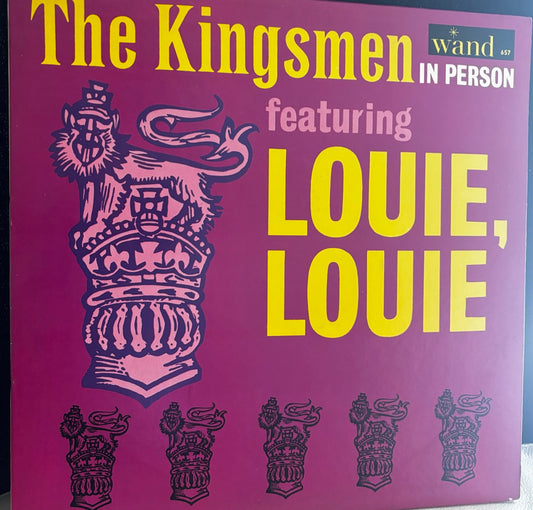 THE KINGSMEN "IN PERSON FEATURING LOUIE, LOUIE" LP