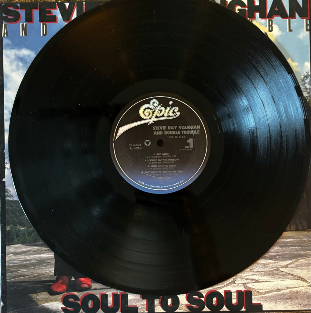 STEVIE RAY VAUGHN "SOUL TO SOUL" LP