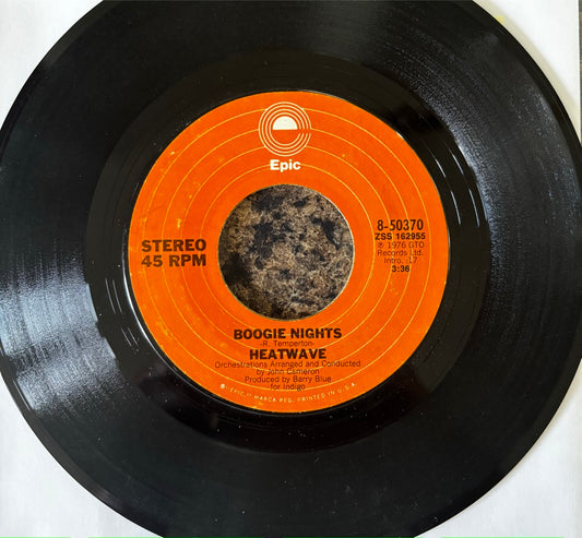 HEATWAVE "BOOGIE NIGHTS" 45"