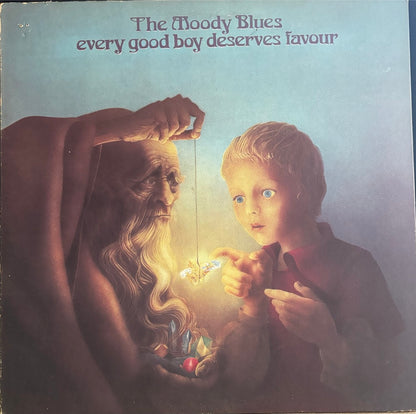 THE MOODY BLUES "EVERY GOOD BOY DESERVES FAVOUR" LP