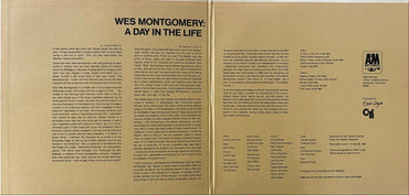 WES MONTGOMERY "A DAY IN THE LIFE" LP