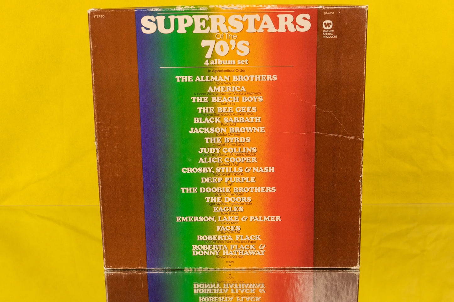 SUPERSTARS OF THE 70'S "VARIOUS ARTISTS" 4 ALBUM SET